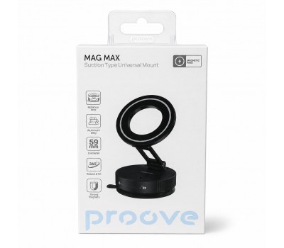 Магнитный держатель Proove Mag Max для смартфона в авто