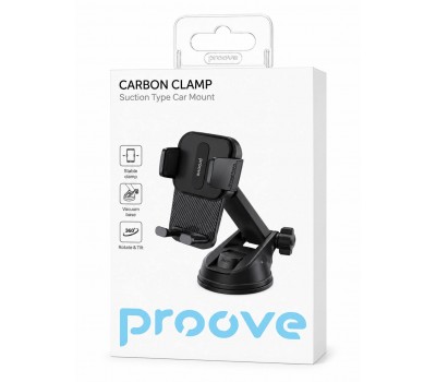 Автомобильный держатель для телефона Proove Carbon Clamp