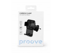 Автомобильный держатель для телефона Proove Carbon Clamp Air Outlet Car Mount Автомобильный держатель для телефона Proove Carbon Clamp Air Outlet Car Mount