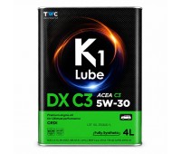 Моторна олива K1 Lube DX C3 5W-30 ACEA C3 API SN/CF повністю синтетична, 4 л Моторна олива K1 Lube DX C3 5W-30 ACEA C3 API SN/CF повністю синтетична, 4 л