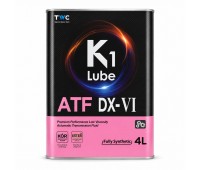 Трансмісійна олива K1 Lube ATF DX-VI повністю синтетична, 4 л Трансмісійна олива K1 Lube ATF DX-VI повністю синтетична, 4 л