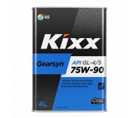 Трансмісійна олива Kixx Gearsyn 75W-90 API GL-4/GL-5 синтетична, 4 л Трансмісійна олива Kixx Gearsyn 75W-90 API GL-4/GL-5 синтетична, 4 л