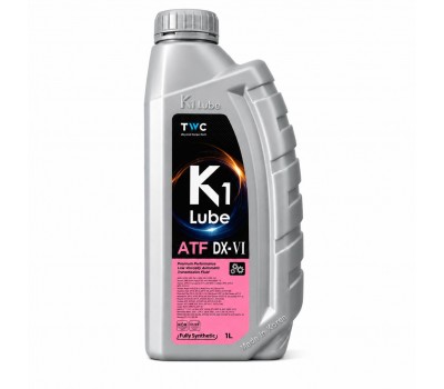 Трансмиссионное масло K1 Lube ATF DX-VI Fully Synthetic 1 л