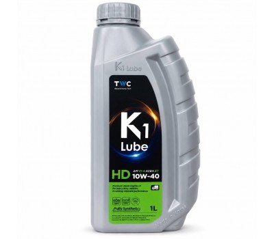 Моторное масло K1 Lube HD 10W-40 API CI-4/SL ACEA E7 Fully Synthetic 1 л
