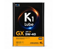  Моторное масло K1 Lube GX 5W-40 API SP синтетическое 4 л, Корея