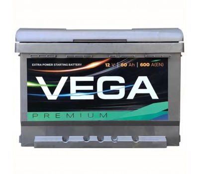 Аккумулятор Vega Premium 6СТ- 60Ah 600A