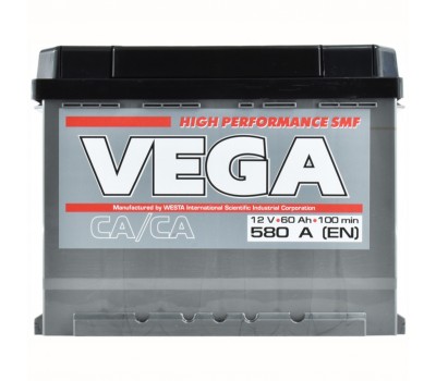 Аккумулятор Vega Standard 60 Ач 580A L+ (+/-) Аккумулятор Vega Standard 60 Ач 580A L+ (+/-)