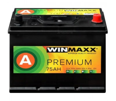 Аккумулятор Winmaxx Asia 75 + левый (650 пуск) Аккумулятор Winmaxx Asia 75 + левый (650 пуск)