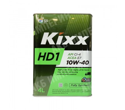 Kixx HD1 10W-40 API CI-4/SL 4л