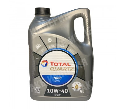 Моторное масло TOTAL Quartz 7000 10W-40 5л