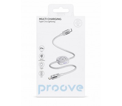 Кабель Proove Multi Charging Type-C to Lightning 1 м 3A 27W Кабель Proove Multi Charging Type-C to Lightning 1 м 3A 27W