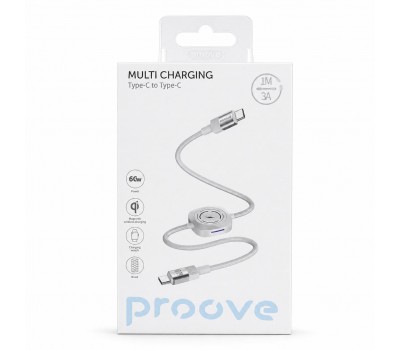 Кабель USB Type-C – Type-C 60W 3A для быстрой зарядки