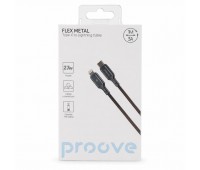 Кабель Proove Flex Metal Type-C to Lightning 1 м, 27W, 3A, черный Кабель Proove Flex Metal Type-C to Lightning 1 м, 27W, 3A, черный