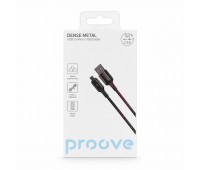 Кабель Proove Dense Metal USB – Micro USB 1 м, 2.4A, чёрный Кабель Proove Dense Metal USB – Micro USB 1 м, 2.4A, чёрный