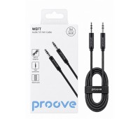 Аудиокабель Proove Weft AUX 3.5 mm – 3.5 mm, 1 м, Black Аудиокабель Proove Weft AUX 3.5 mm – 3.5 mm, 1 м, Black