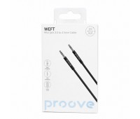 Аудиокабель Proove Weft AUX Mini Jack 3.5 мм – 3.5 мм 1 м Black черный (ACWF00005801)
