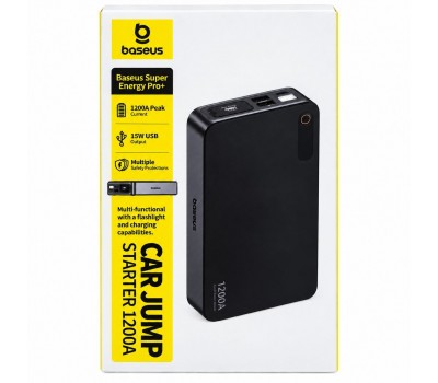 Пусковий пристрій Baseus Super Energy Pro+ 1200A 12000 mAh