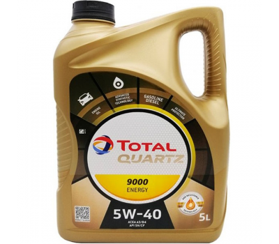 Масло моторное синтетическое Total Quartz 9000 Energy 5W-40 5л.