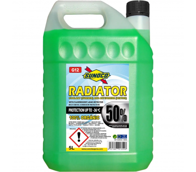 Антифриз Sunoco Radiator Coolant G12 Organic 50% -36°C Зелений Антифриз Sunoco Radiator Coolant G12 Organic 50% -36°C Зелений